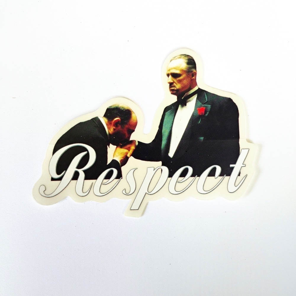 Serial Killer Clothing Respect Sticker Streatwear Vintage 1990's